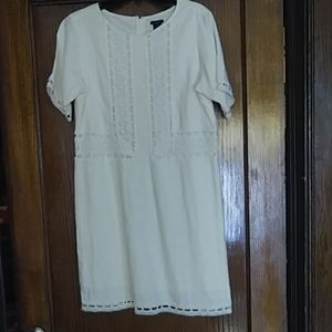 Off white sheath dress